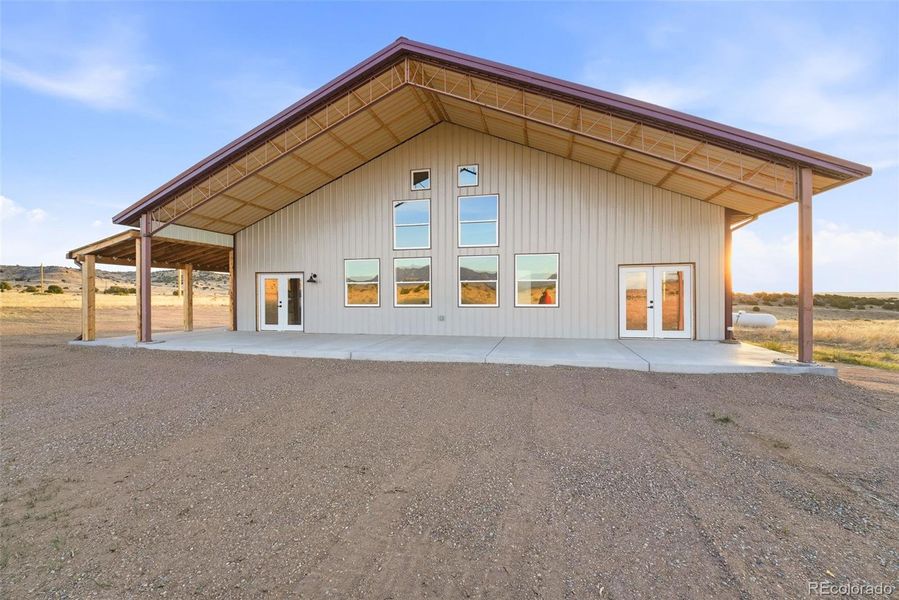 Exterior details and patio area of a home in , Rye (Image 24).