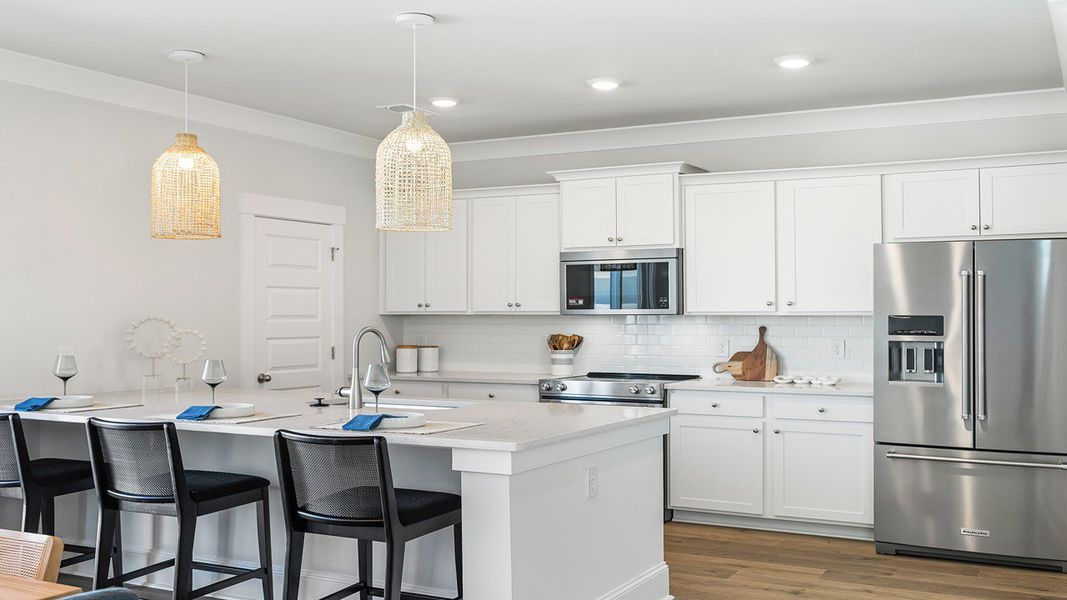 Furnished interior view inside a new home in Rivers Reach, Yemassee (Image 29).