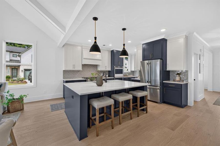 Furnished interior view inside a new home in Livingstone Park, Kennesaw (Image 27).
