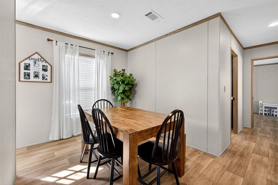 Furnished interior view inside a new home in , Ponder (Image 13).