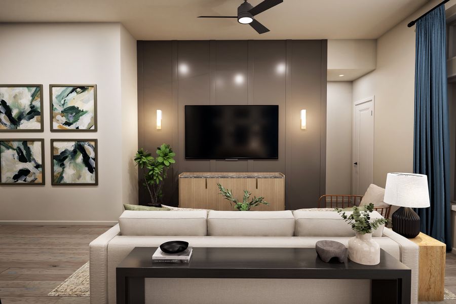 The Aster - Family Room