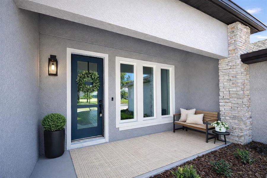 Exterior details and patio area of a home in , Palm Coast (Image 23).