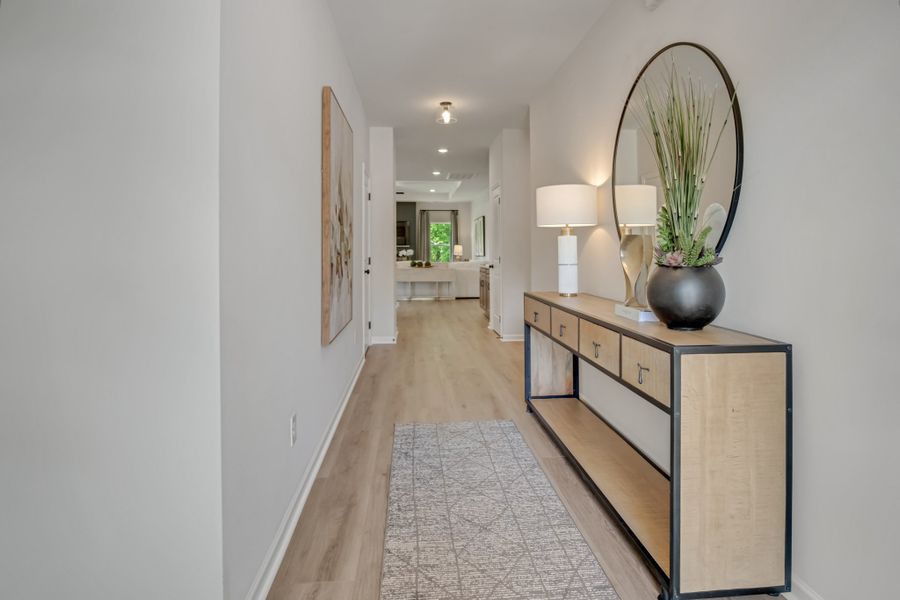Furnished interior view inside a new home in The Oaks, Clarksville (Image 4).