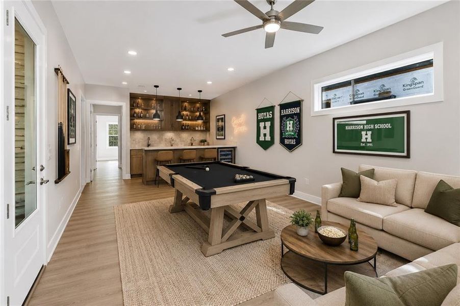 Furnished interior view inside a new home in Ashbury Commons, Powder Springs (Image 10).