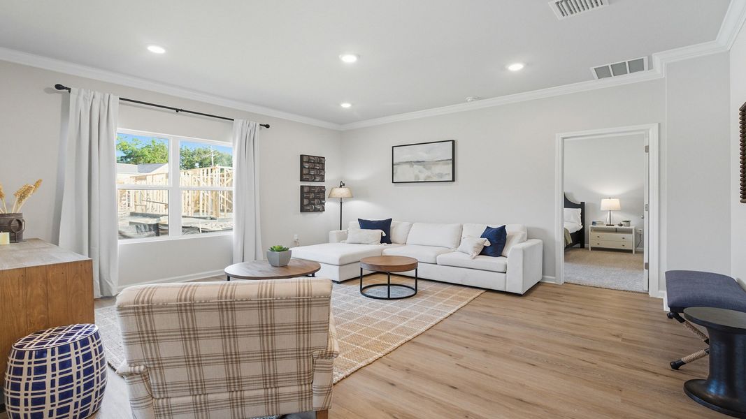 Furnished interior view inside a new home in Olson Ridge, Tallahassee (Image 5).