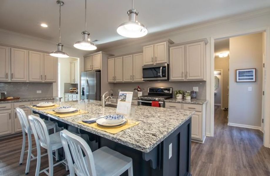 Representative furnished interior of a home built from the Bedford by True Homes in Huntington Hills, Lincolnton (Image 5).