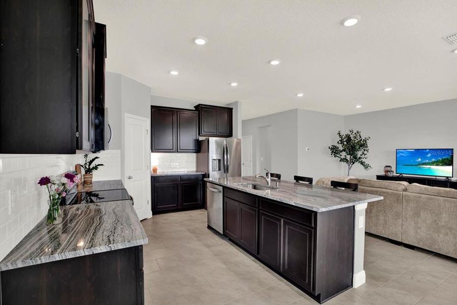 Furnished interior view inside a new home in Woodcreek, Wesley Chapel (Image 37).