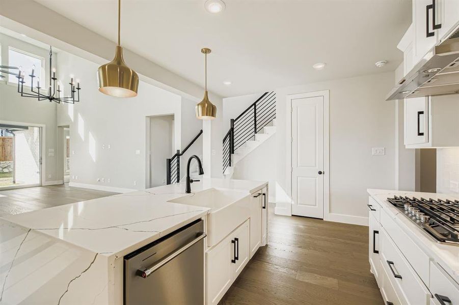 Furnished interior view inside a new home in Wildridge, Oak Point (Image 5).