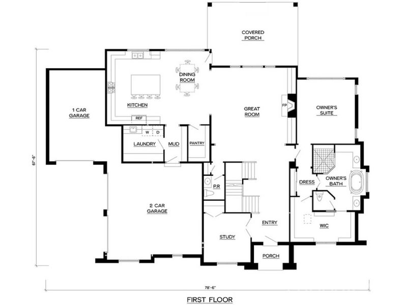 Concept home plan - select this one or your own!