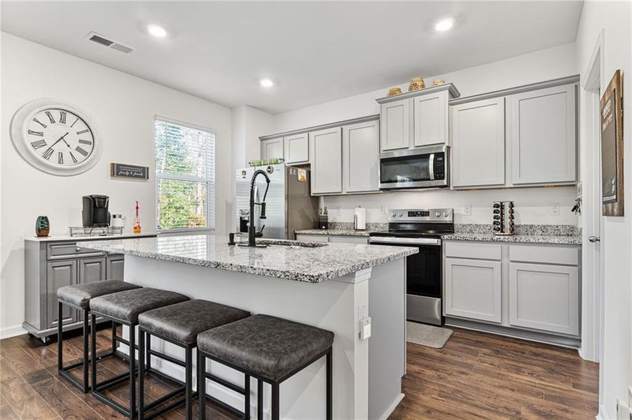 Furnished interior view inside a new home in Locust Grove Station - Pine Valley, Locust Grove (Image 18).