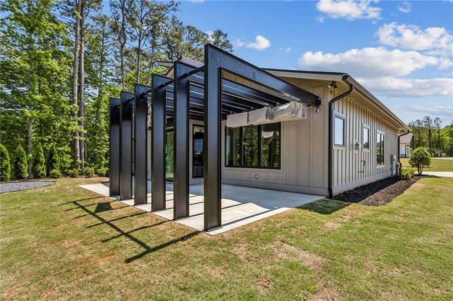Exterior details and patio area of a home in , Marietta (Image 4).