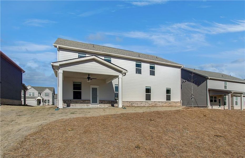 Exterior details and patio area of a home in Adagio, Dacula (Image 3).