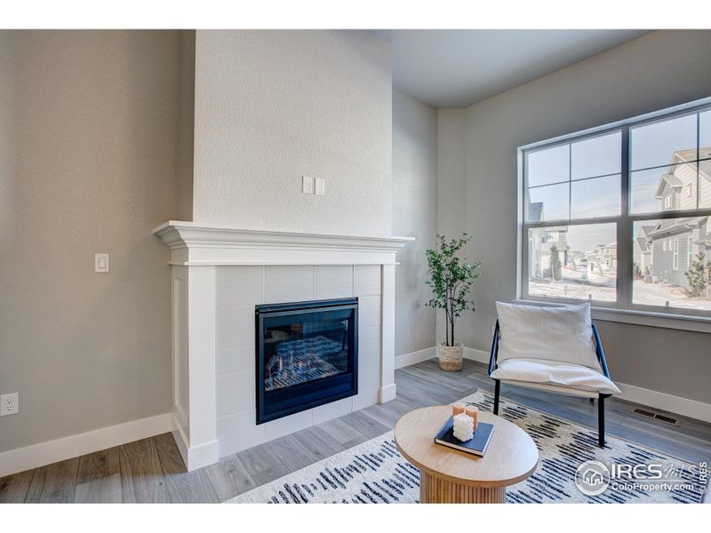 Furnished interior view inside a new home in The Lakes at Centerra - The Shores, Loveland (Image 7).