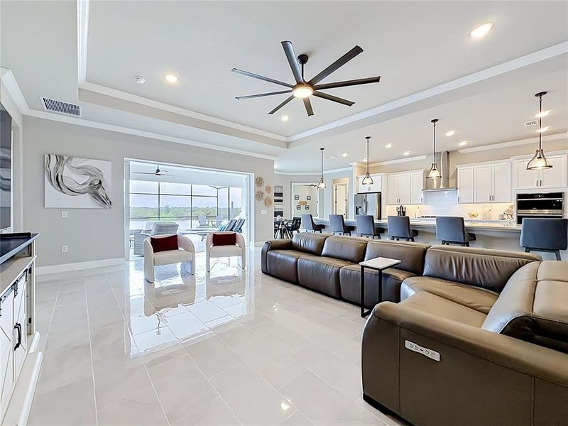 Furnished interior view inside a new home in , Mount Dora (Image 19).