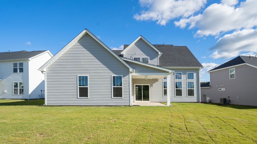 Rear of The Sutherland Design by DRB Homes