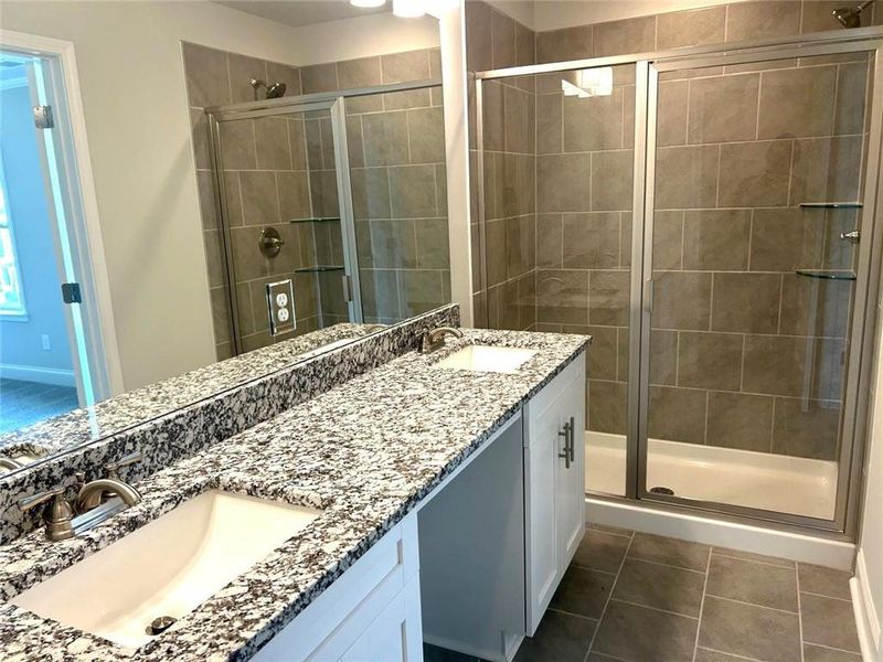 Furnished interior view inside a new home in Towns at Enclave, Lawrenceville (Image 9).