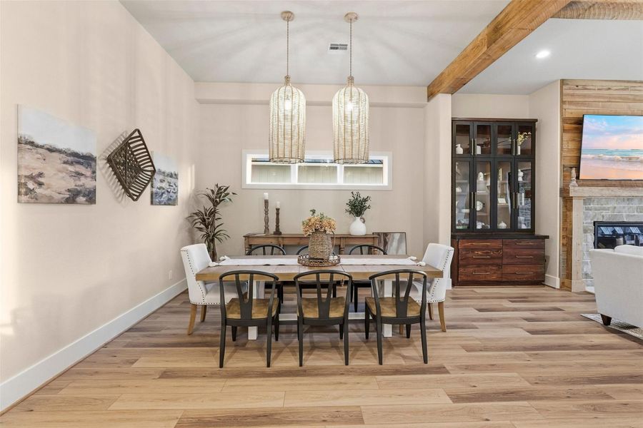 Furnished interior view inside a new home in , Willis (Image 18).