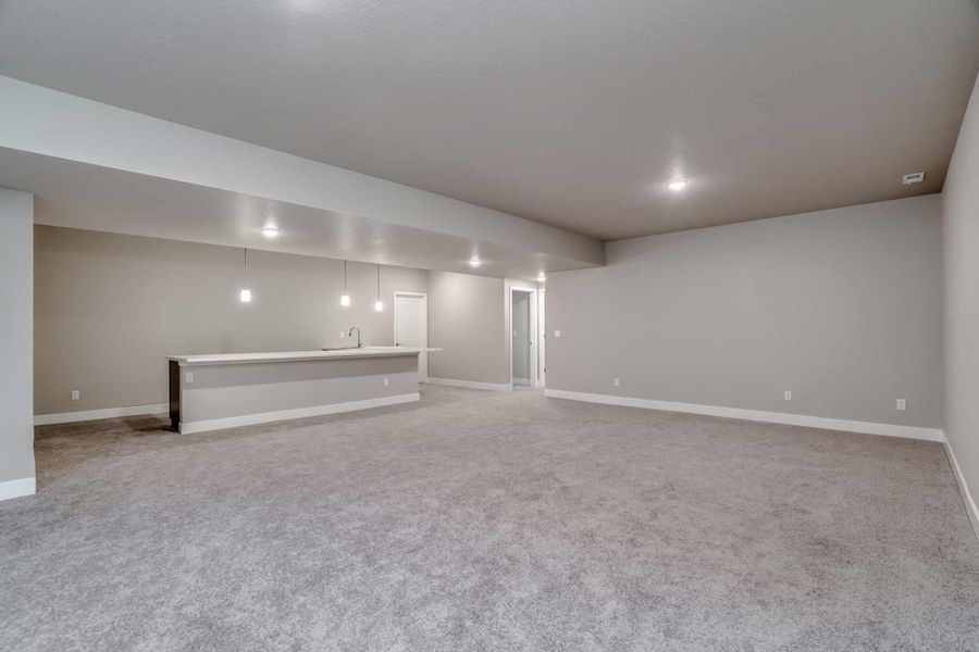 The Pinebrook - Finished Basement