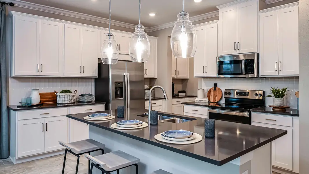 Furnished interior view inside a new home in Tiburon, Nokomis (Image 5).