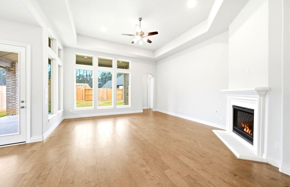 Spacious, unfurnished interior of a new home in The Highlands 55′, Porter (Image 31).