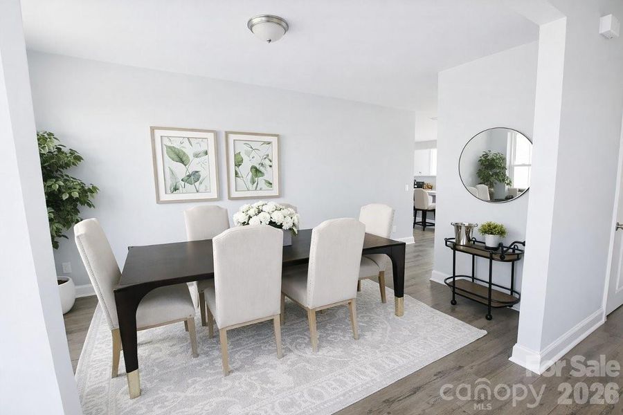 Furnished interior view inside a new home in , Monroe (Image 5).