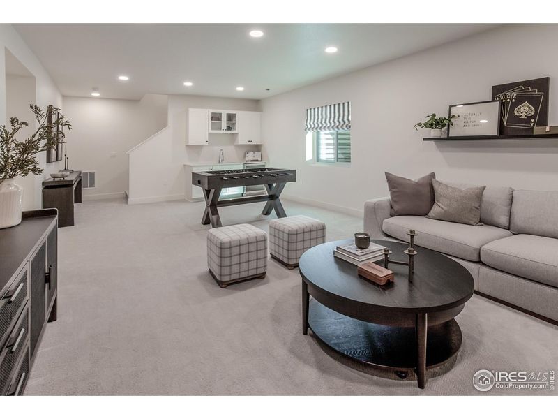 Furnished interior view inside a new home in Prairie Song Story Collection - Single Family Homes, Windsor (Image 40).