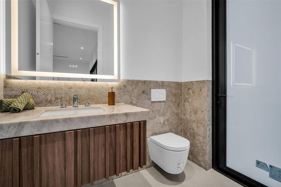 Furnished interior view inside a new home in , Miami Shores (Image 41).