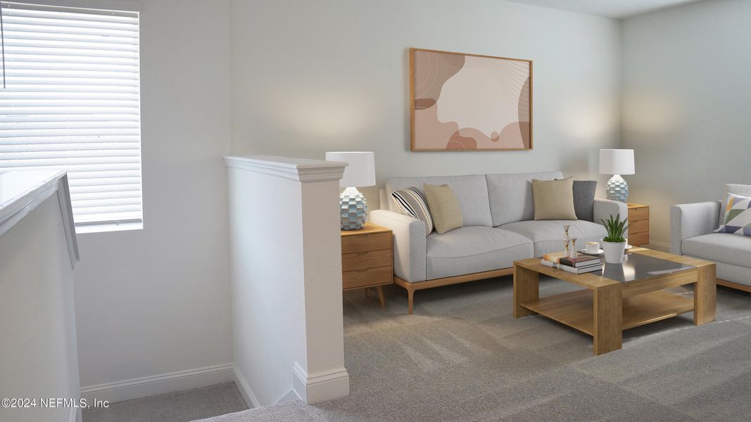 Furnished interior view inside a new home in Silver Meadows at SilverLeaf, St. Augustine (Image 23). Furnished interior view inside a new home in Silver Meadows at SilverLeaf, St. Augustine (Image 23).