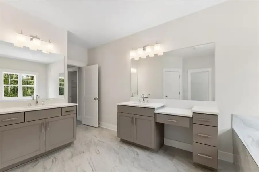 Furnished interior view inside a new home in Hillshire, Cumming (Image 11).