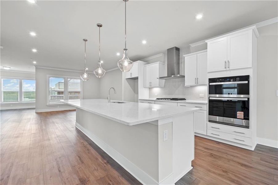 Furnished interior view inside a new home in Altus at The Quarter, Atlanta (Image 4).