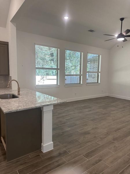 Furnished interior view inside a new home in The Woodlands Hills, Willis (Image 9). Furnished interior view inside a new home in The Woodlands Hills, Willis (Image 9).
