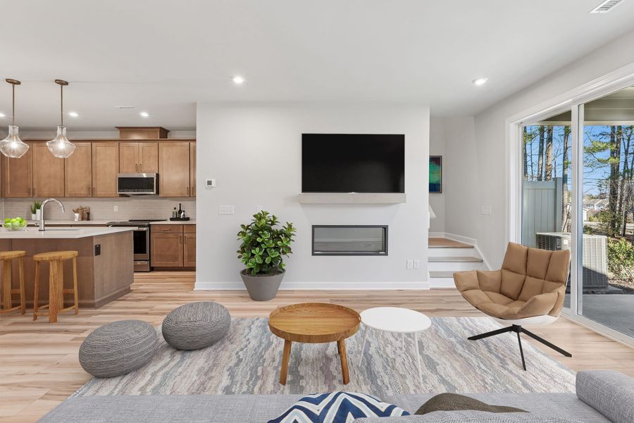 Representative furnished interior of a home built from the Onslow by Tri Pointe Homes in The Grove at Latta Park, Durham (Image 3).