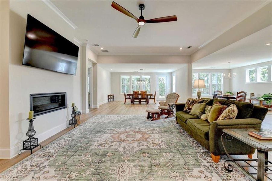 Furnished interior view inside a new home in , Hoschton (Image 28).
