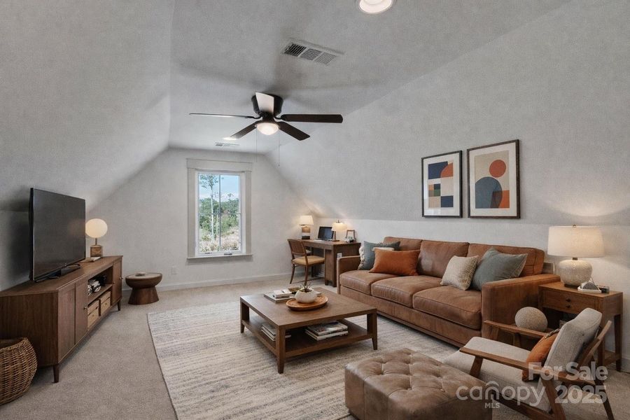 Furnished interior view inside a new home in , Clover (Image 19). Furnished interior view inside a new home in , Clover (Image 19).