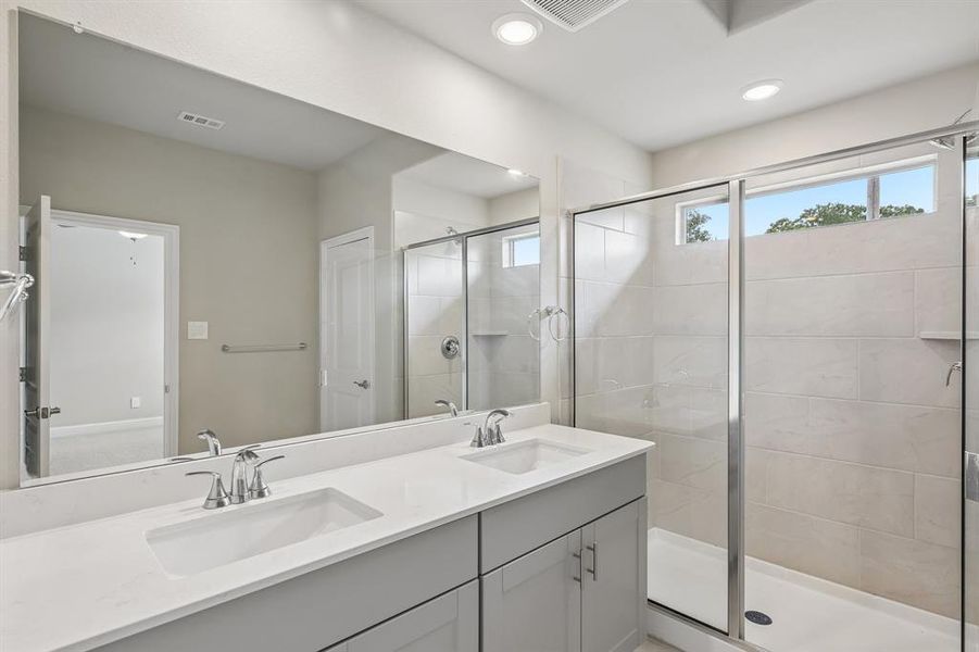 Furnished interior view inside a new home in Lakehaven - Signature Series, Farmersville (Image 5). Furnished interior view inside a new home in Lakehaven - Signature Series, Farmersville (Image 5).