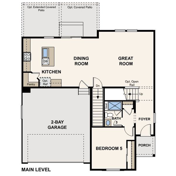 2D floor plan layout of this home in Sweetgrass, Dacono, CO (Image 1). 2D floor plan layout of this home in Sweetgrass, Dacono, CO (Image 1).