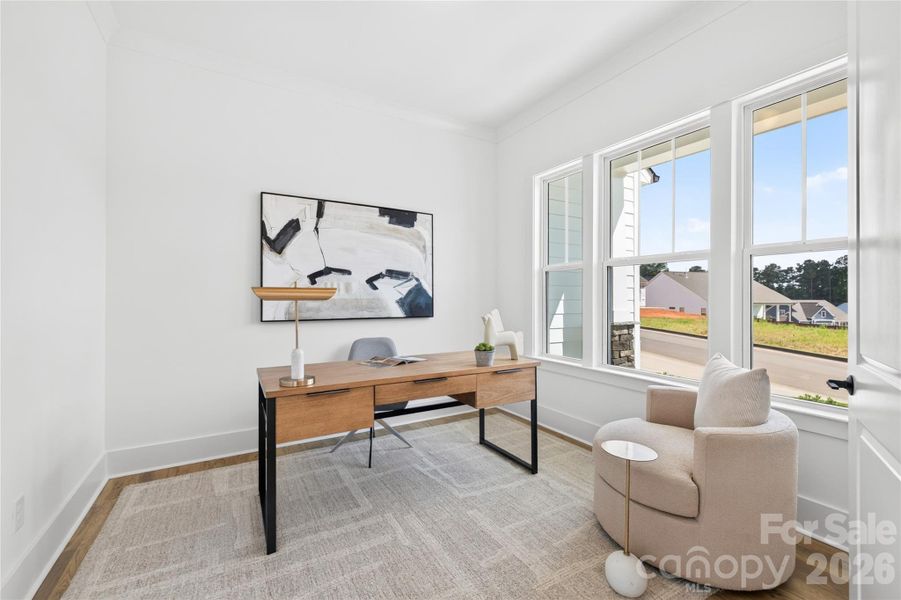 Furnished interior view inside a new home in Edgewater Lakeview On Your Lot, Lancaster (Image 37).