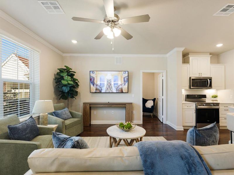 Furnished interior view inside a new home in , McKinney (Image 10).