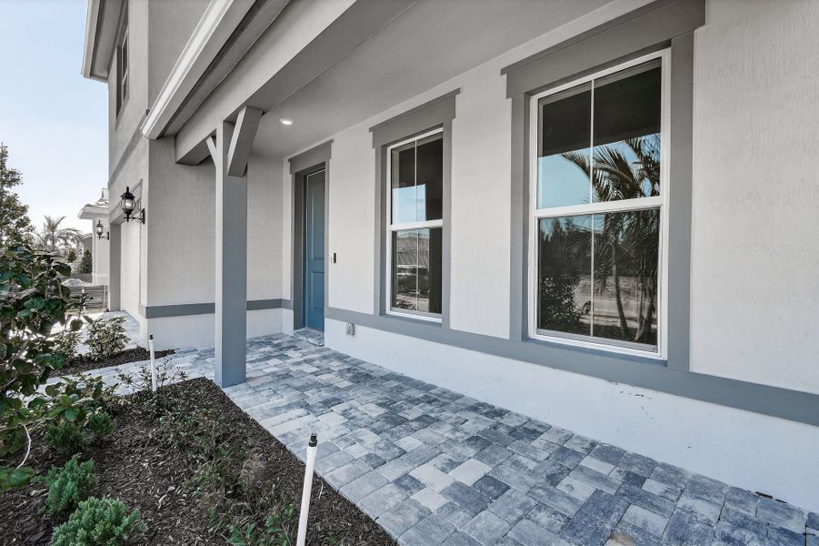 Exterior details and patio area of a home in Harbor Isle, Vero Beach (Image 36). Exterior details and patio area of a home in Harbor Isle, Vero Beach (Image 36).