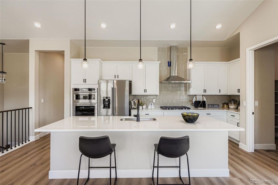 Furnished interior view inside a new home in Hillside at Castle Rock, Castle Rock (Image 14).