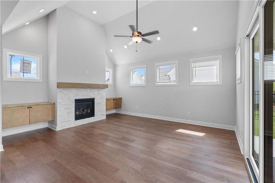 Spacious, unfurnished interior of a new home in Promenade at Sawnee Village, Cumming (Image 34).