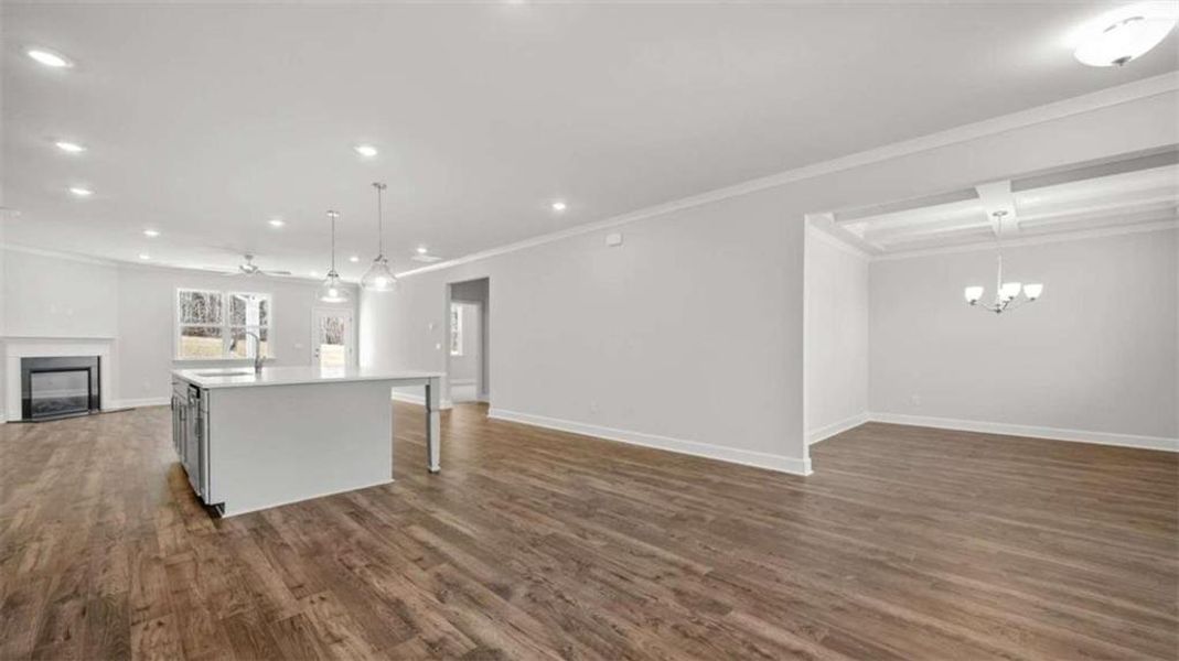 Spacious, unfurnished interior of a new home in Evergreen Crossing, Locust Grove (Image 25).