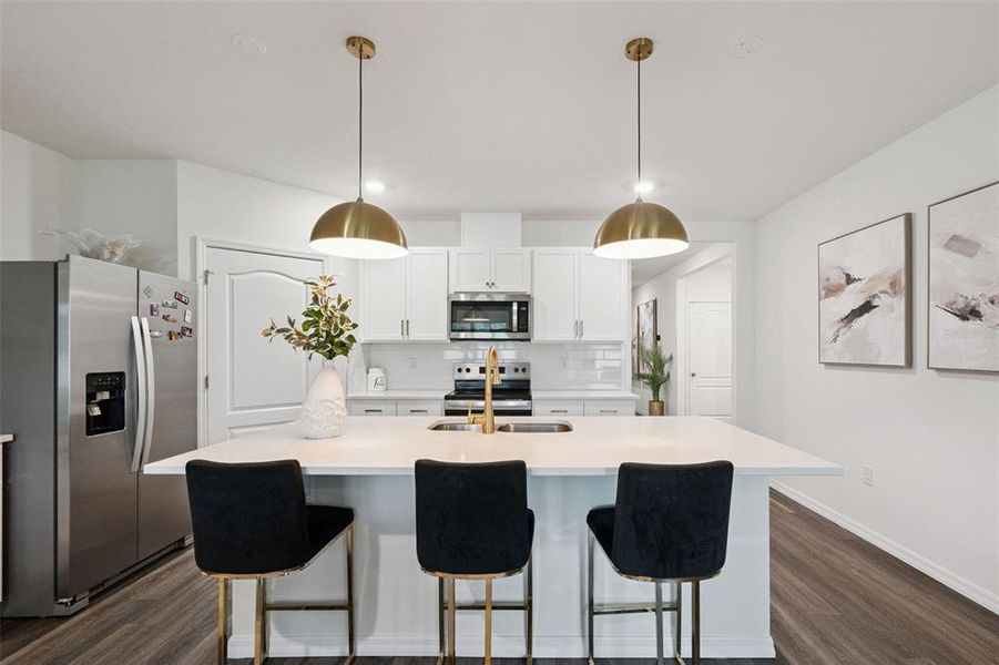Furnished interior view inside a new home in Windrose, Apopka (Image 11).