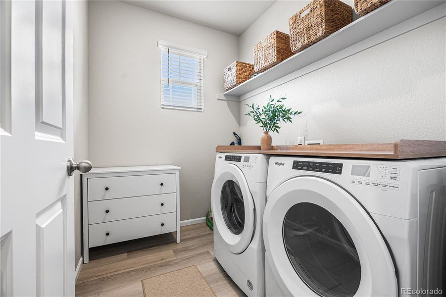 Furnished interior view inside a new home in Poudre Heights: The Alpine Collection, Windsor (Image 29).