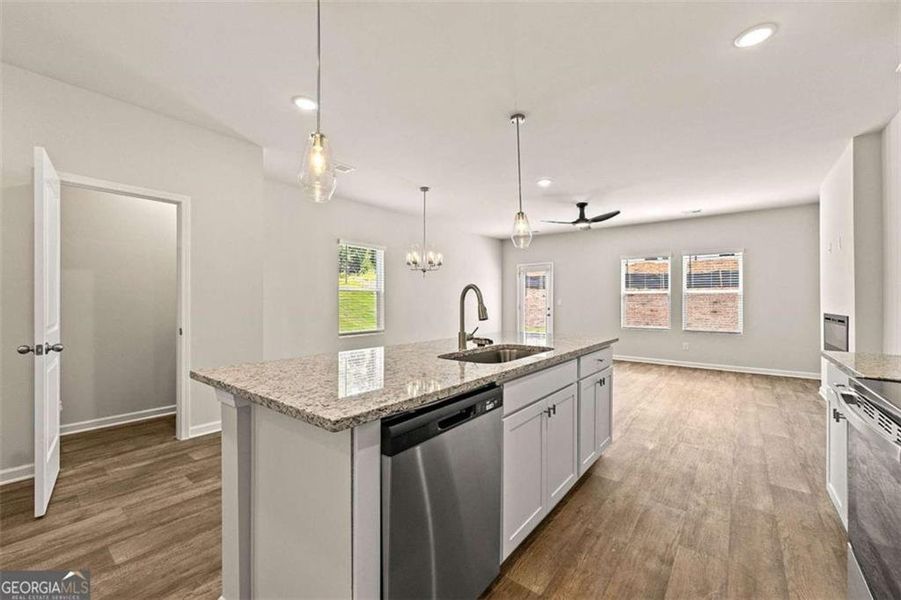 Furnished interior view inside a new home in The Grove At Mundy Mill, Gainesville (Image 7).