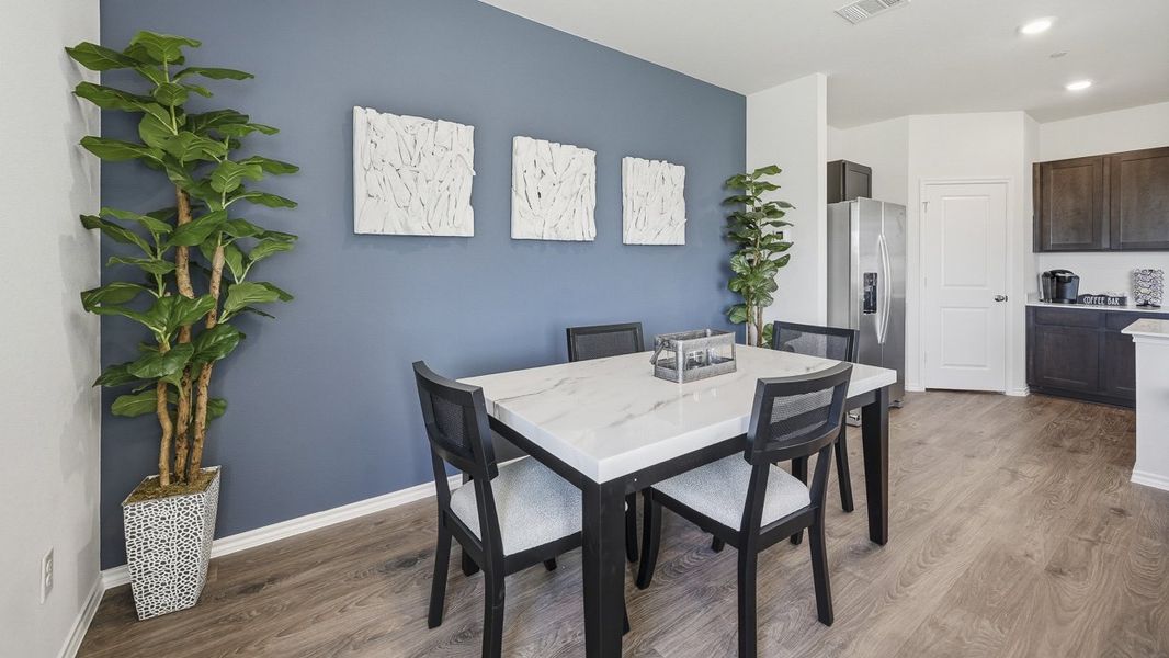 Representative furnished interior of a home built from the Benson by D.R. Horton in Arbor Trails South, Princeton (Image 22).