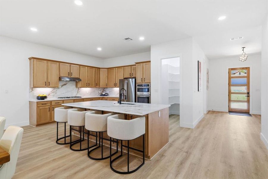 Furnished interior view inside a new home in , Denton (Image 9).