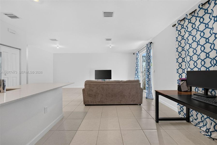 Furnished interior view inside a new home in , Homestead (Image 9). Furnished interior view inside a new home in , Homestead (Image 9).