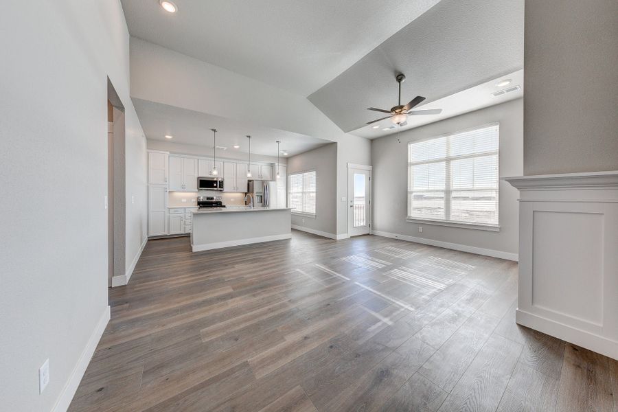 Representative unfurnished interior of a home built from the The Columbia by Landmark Homes in Highlands at Fox Hill, Longmont (Image 17). Representative unfurnished interior of a home built from the The Columbia by Landmark Homes in Highlands at Fox Hill, Longmont (Image 17).