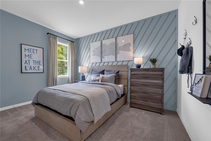 Furnished interior view inside a new home in Green Leaf, West Melbourne (Image 29).